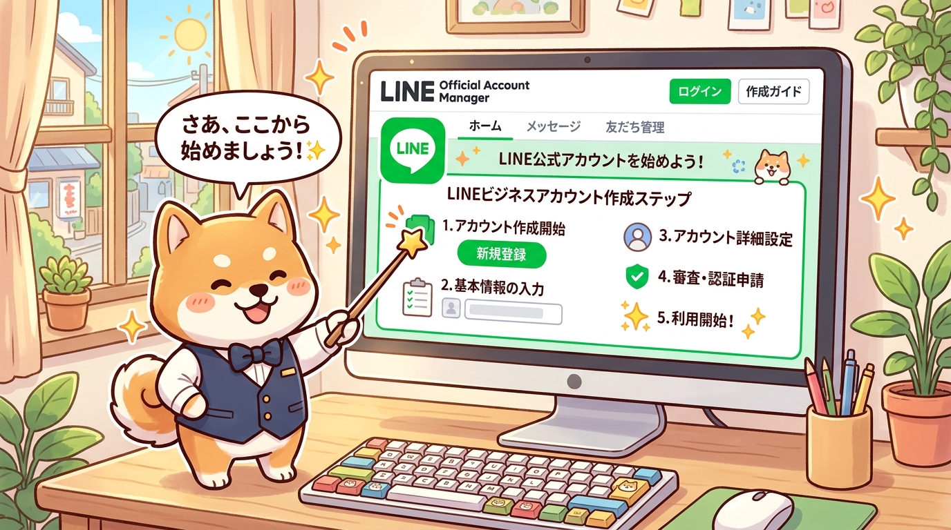 LINE Business アカウント開設案内
